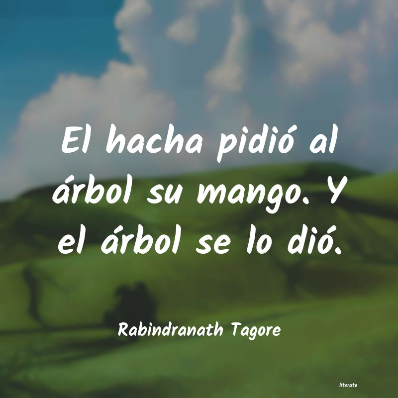 Frases de tagore cortas - Literato