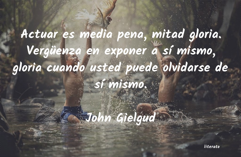 Frases de John Gielgud