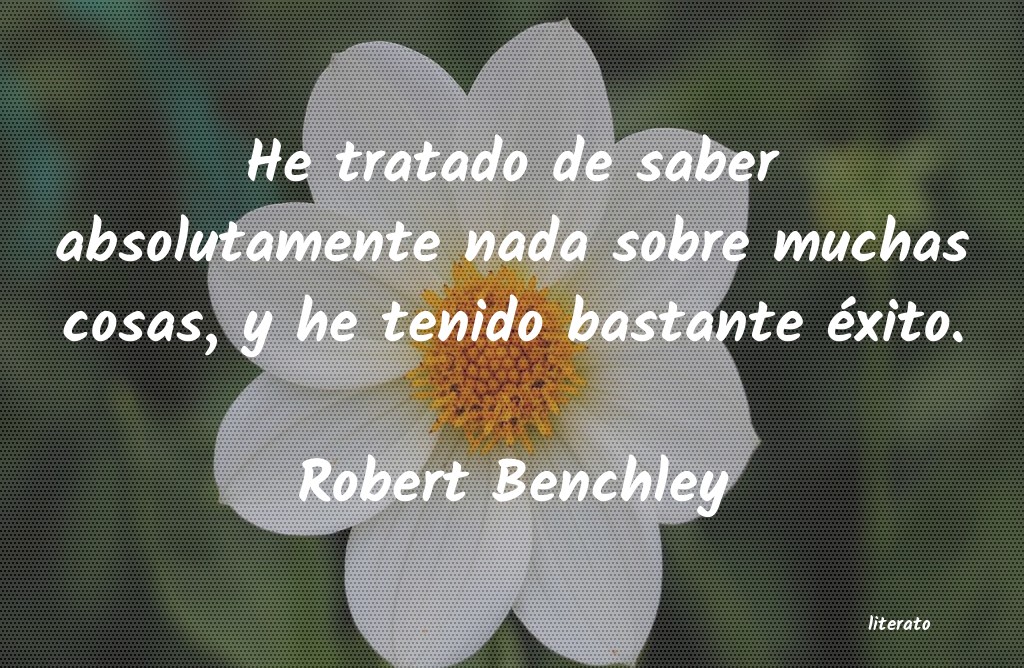 Frases de Robert Benchley
