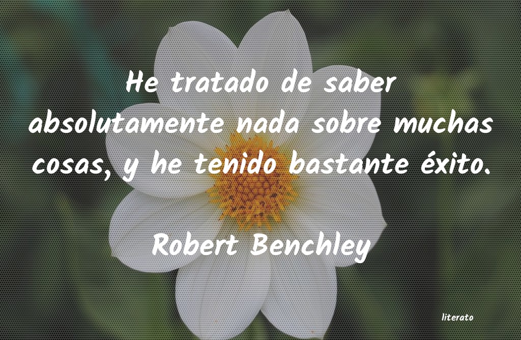 frases de Robert Benchley