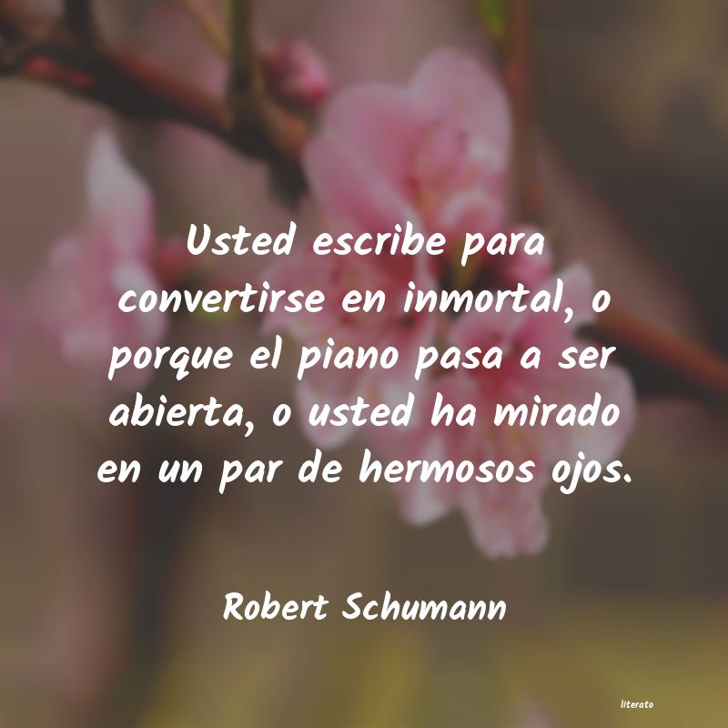 frases de Robert Schumann
