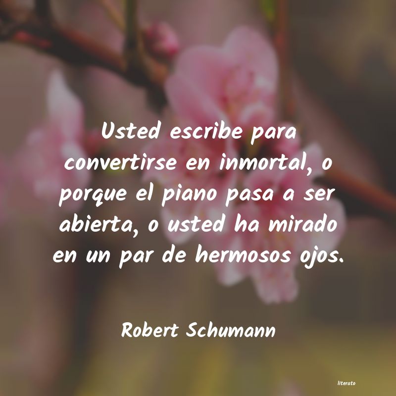 Frases de Robert Schumann