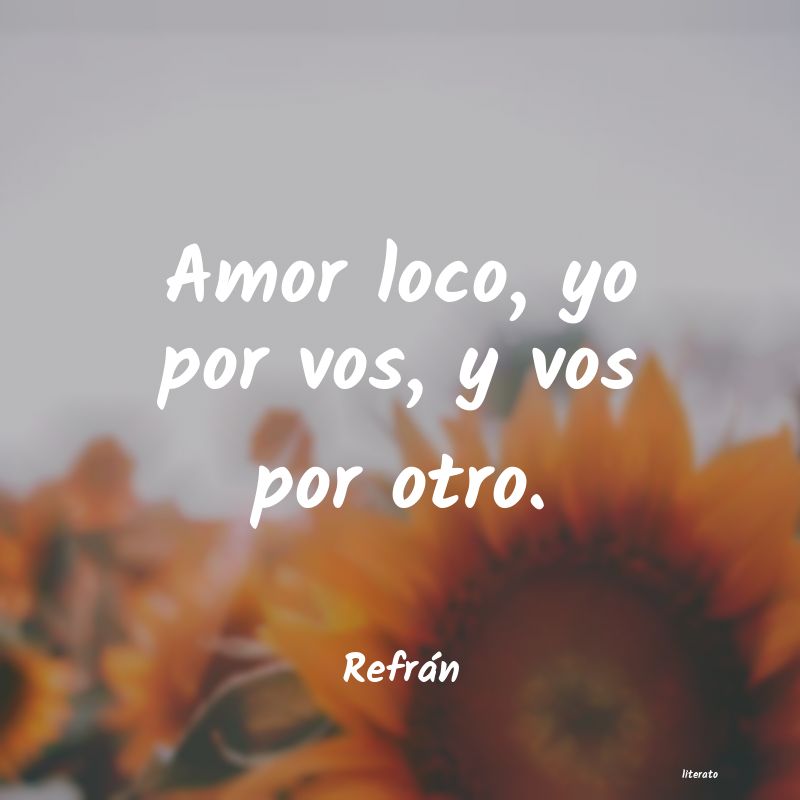frases de Refrán