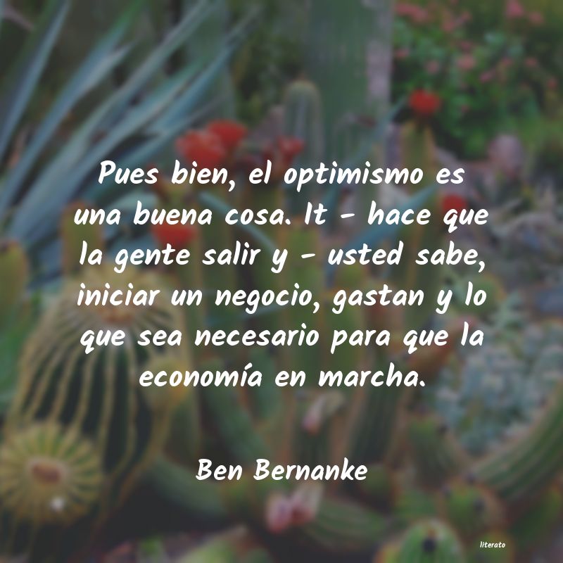 frases de Ben Bernanke