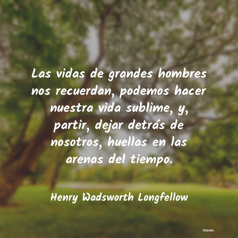 frases de Henry Wadsworth Longfellow