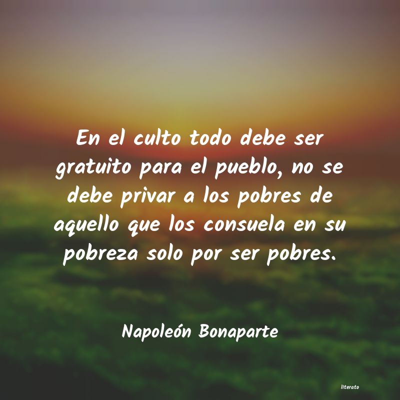 frases de NapoleÃ³n Bonaparte