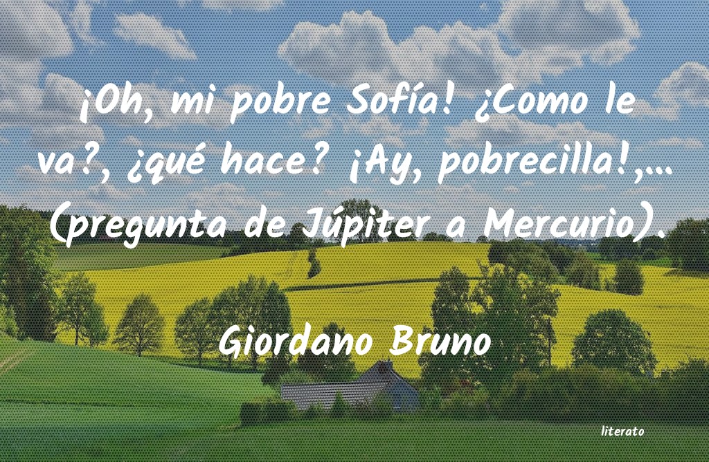 frases de Giordano Bruno