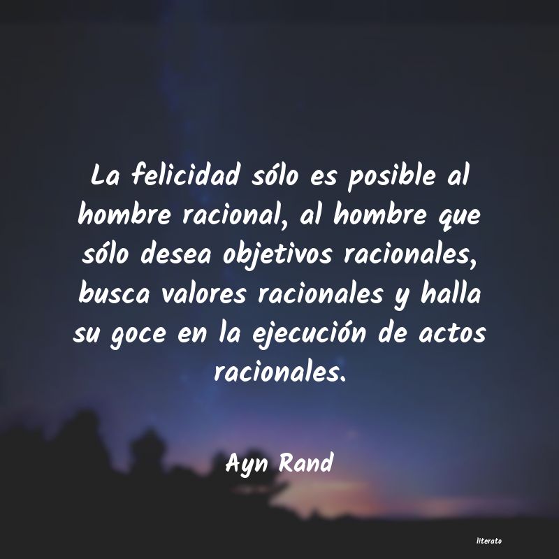 frases de Ayn Rand