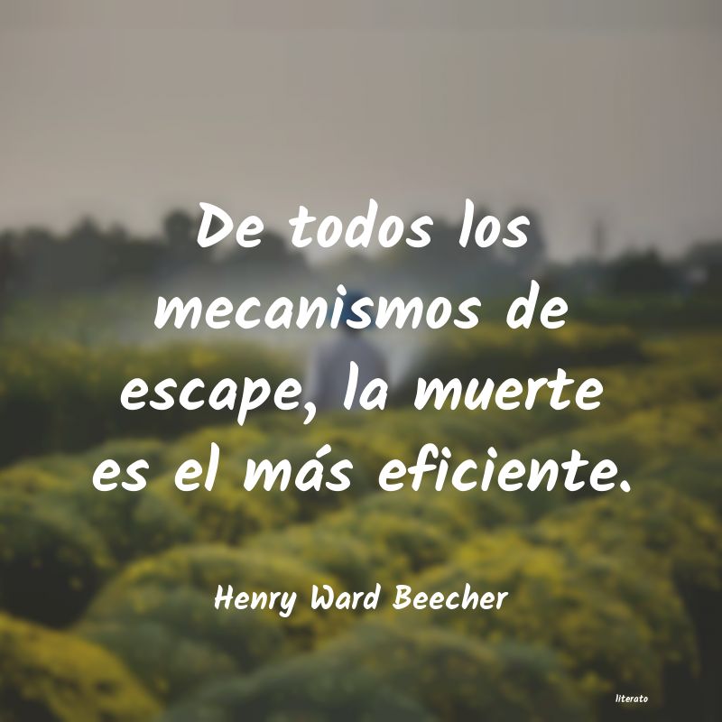 Frases de Henry Ward Beecher