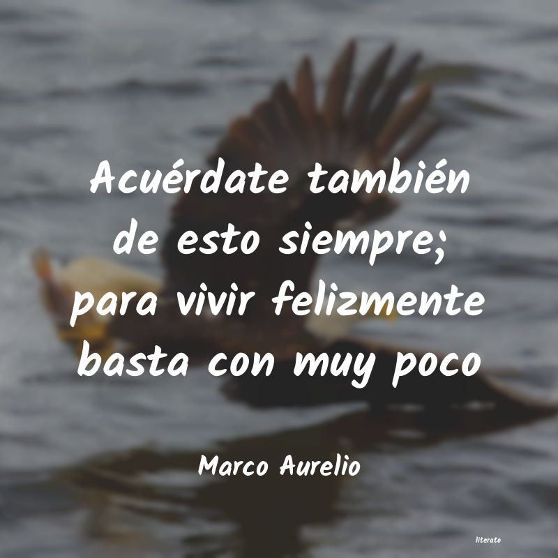 frases de Marco Aurelio