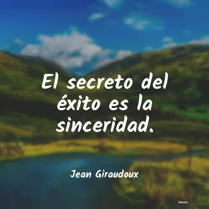 frases de Jean Giraudoux