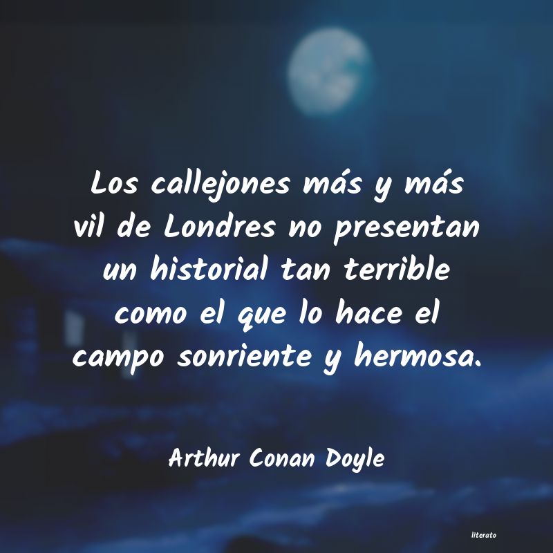 Frases de Arthur Conan Doyle