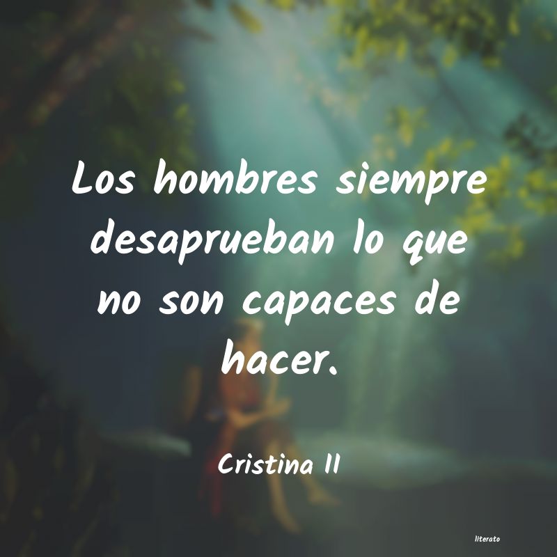 frases de Cristina II