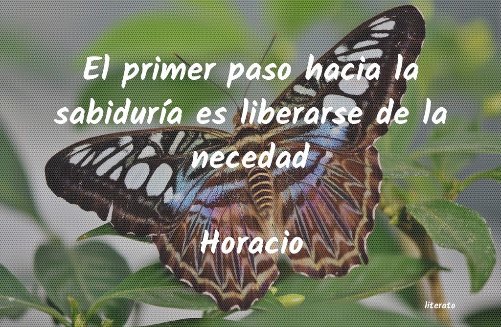 frases de Horacio