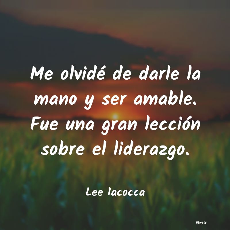 frases de Lee Iacocca
