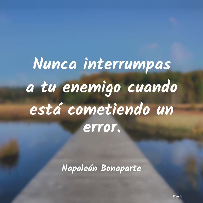 frases de Napoleón Bonaparte