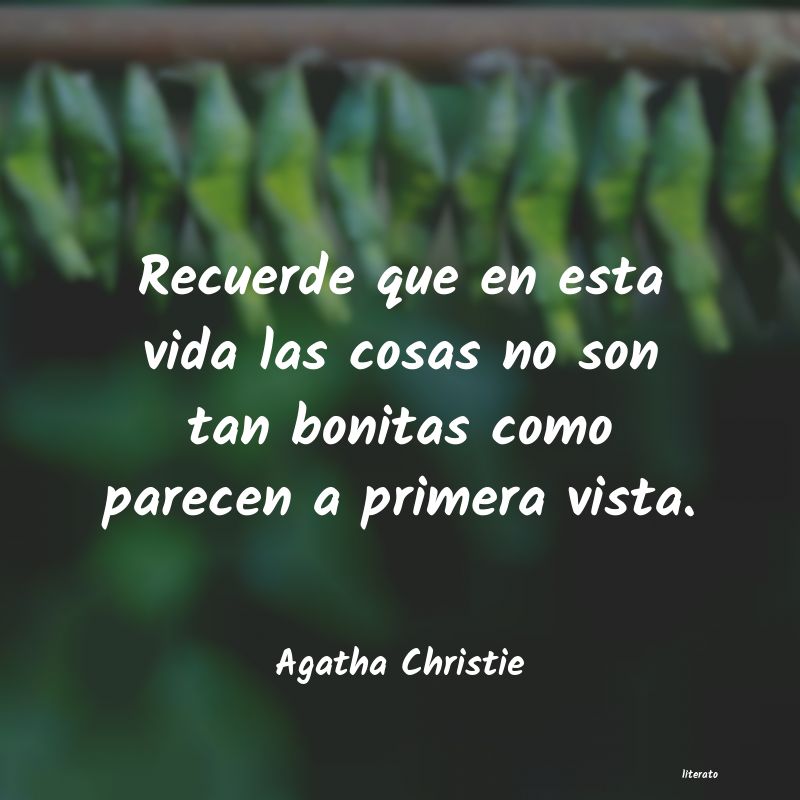 frases de Agatha Christie