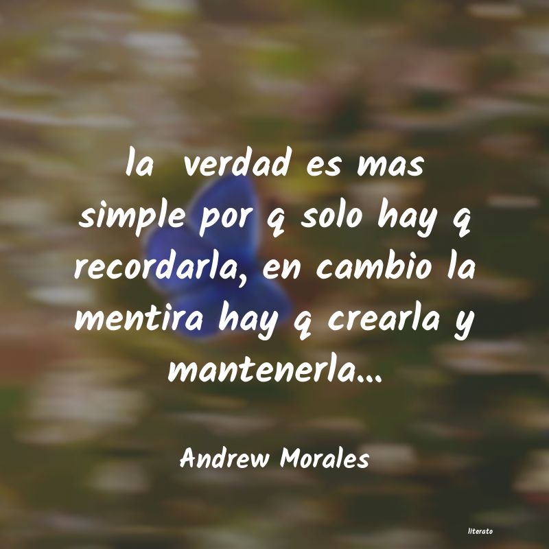 Frases de Andrew Morales