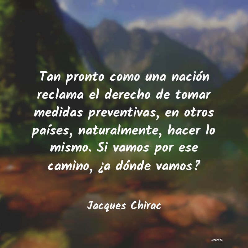 Frases de Jacques Chirac