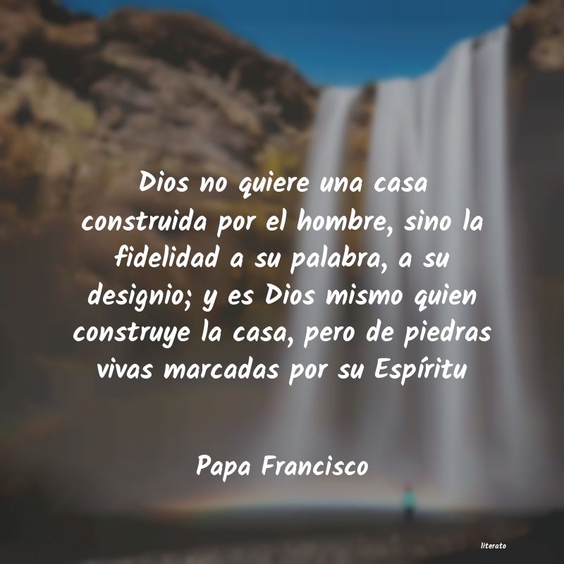 Frases de Papa Francisco