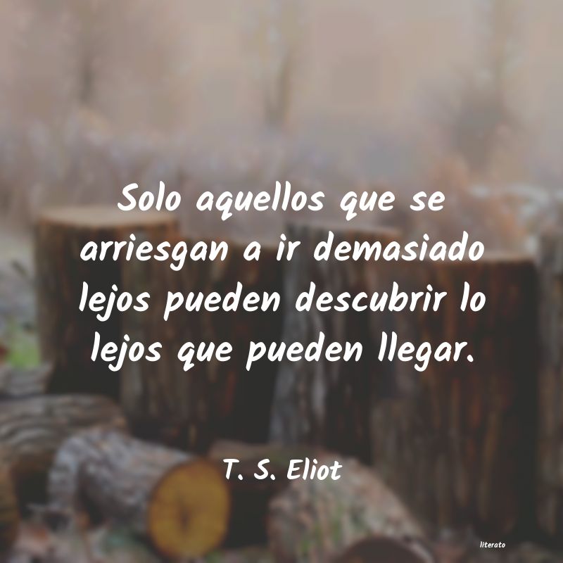 frases de T. S. Eliot