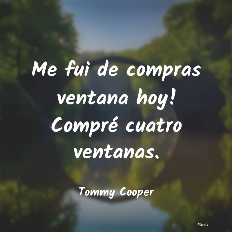 frases de Tommy Cooper