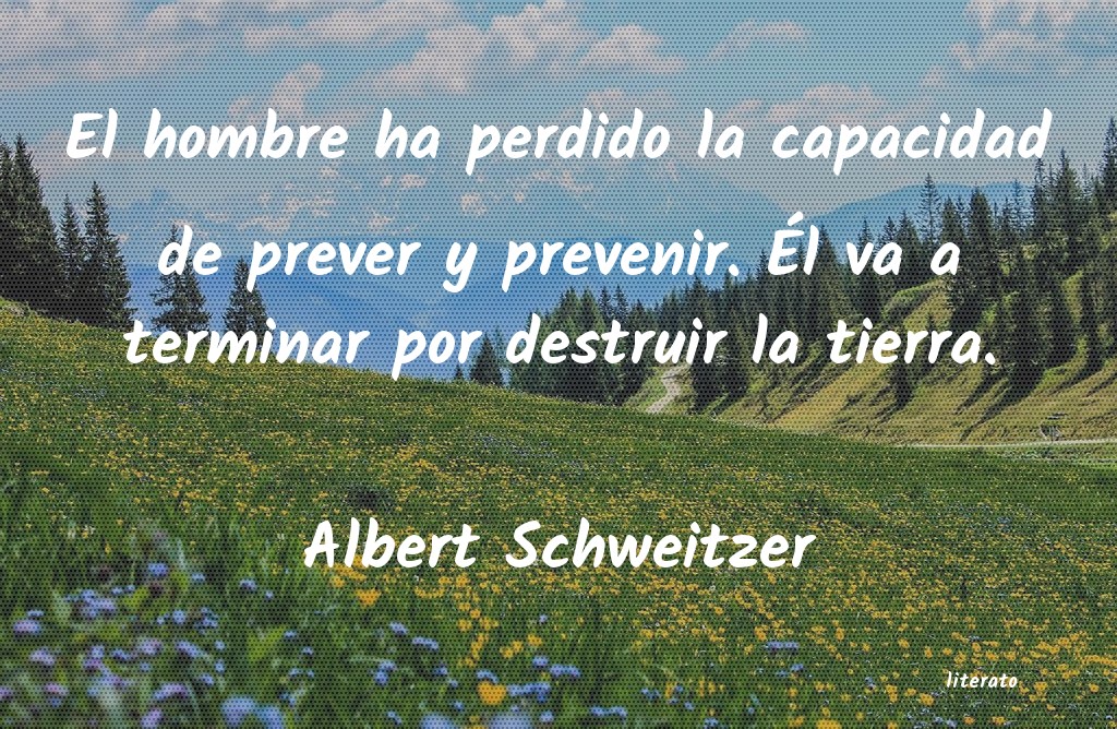 Frases de Albert Schweitzer