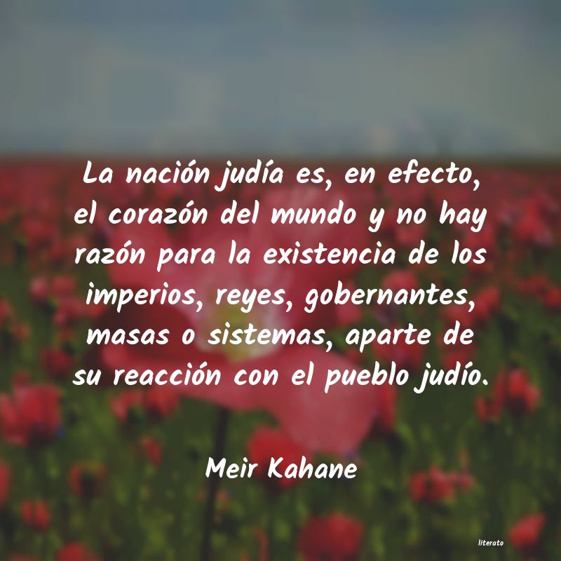 frases de Meir Kahane