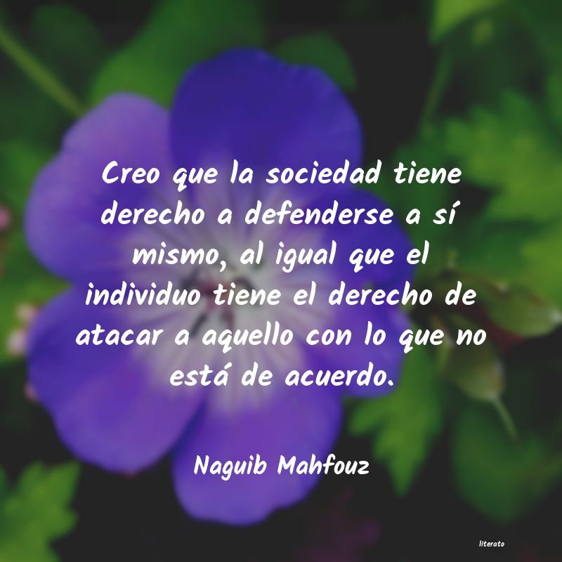 Frases de Naguib Mahfouz