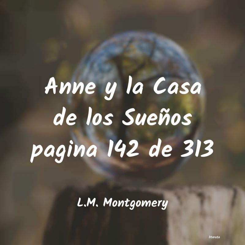 frases de L.M. Montgomery