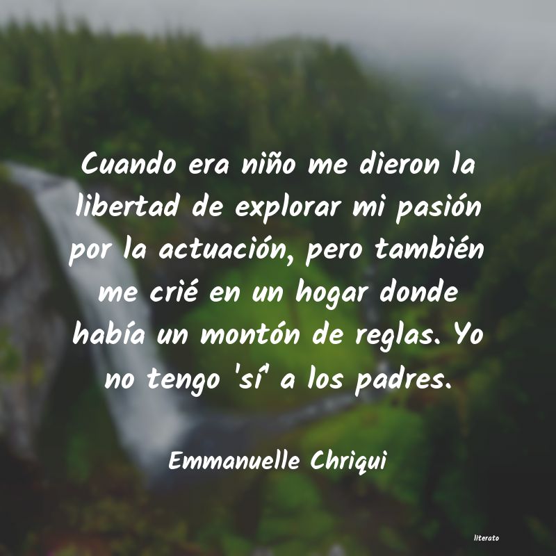 Frases de Emmanuelle Chriqui