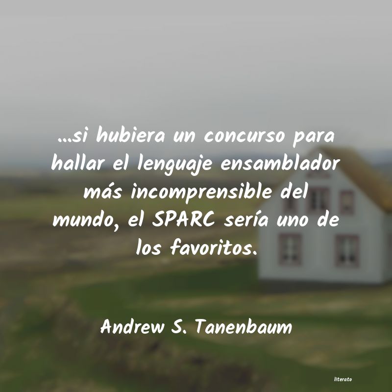 Frases de Andrew S. Tanenbaum