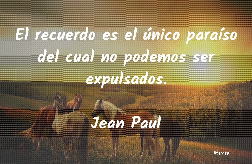 Frases de Jean Paul