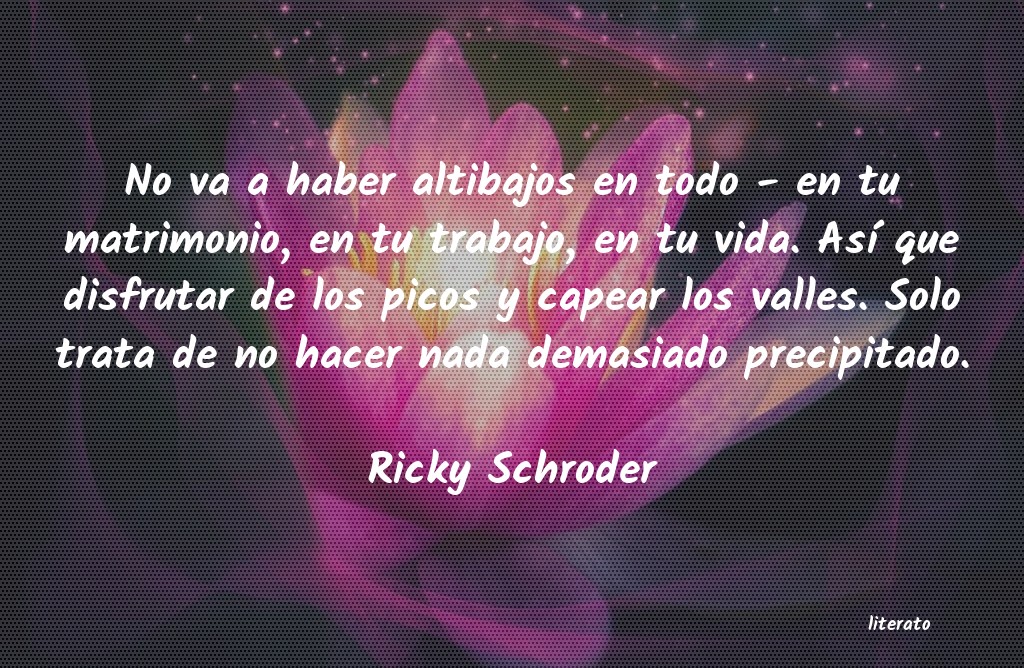 frases de Ricky Schroder