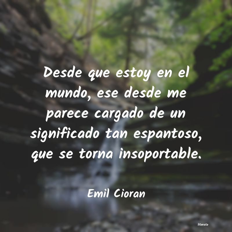 frases de Emil Cioran