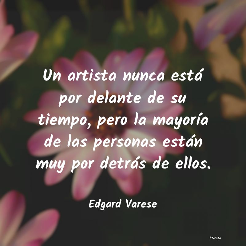 frases de Edgard Varese