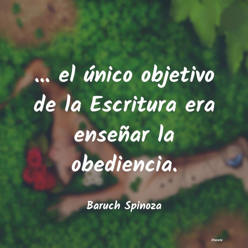 Frases de Baruch Spinoza