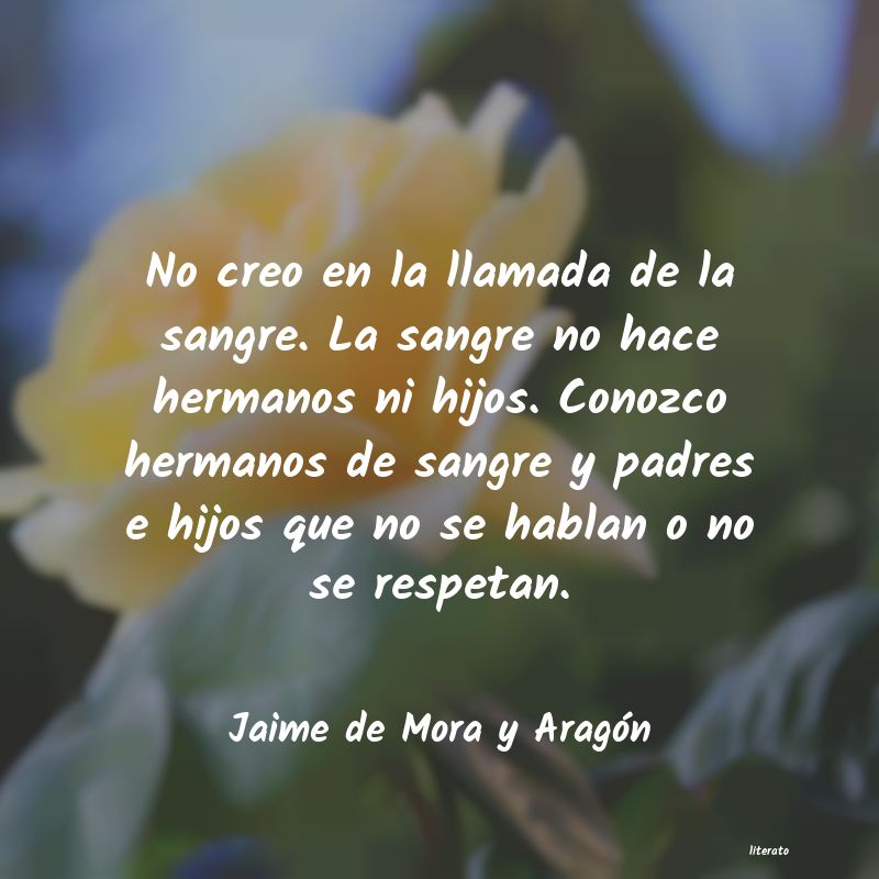 Frases de Jaime de Mora y Aragón