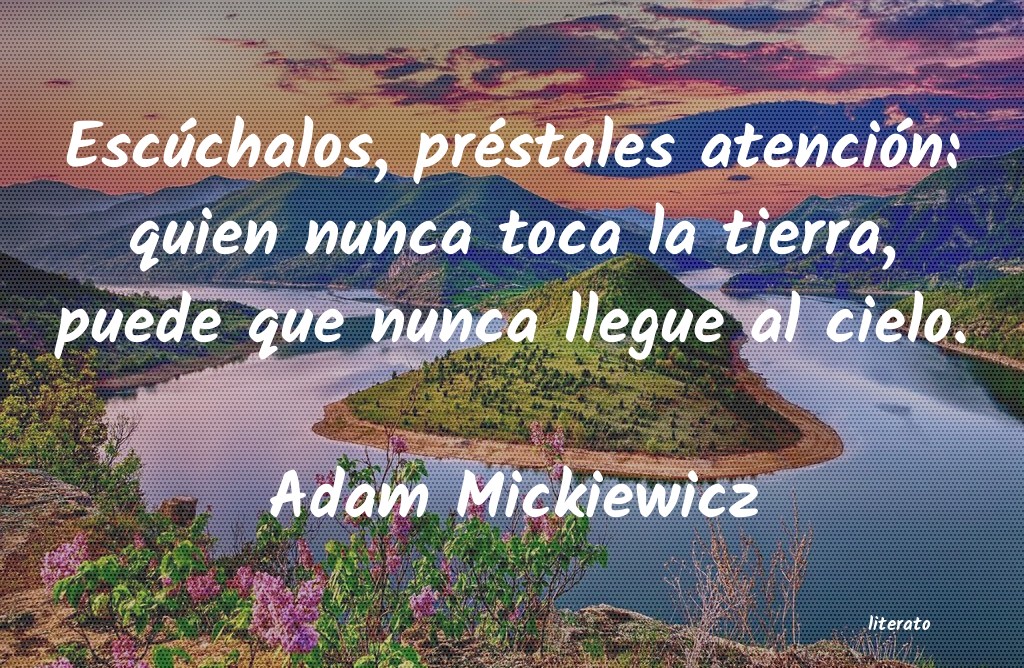 Frases de Adam Mickiewicz