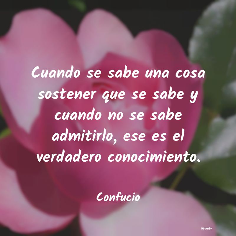 frases de Confucio