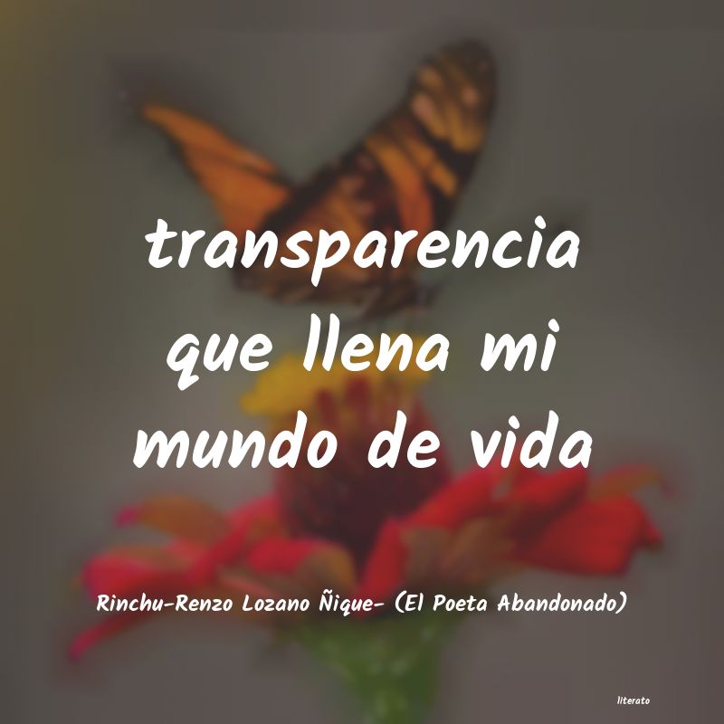 frases de Rinchu-Renzo Lozano Ãique- (El Poeta Abandonado)
