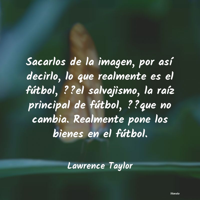 Frases de Lawrence Taylor