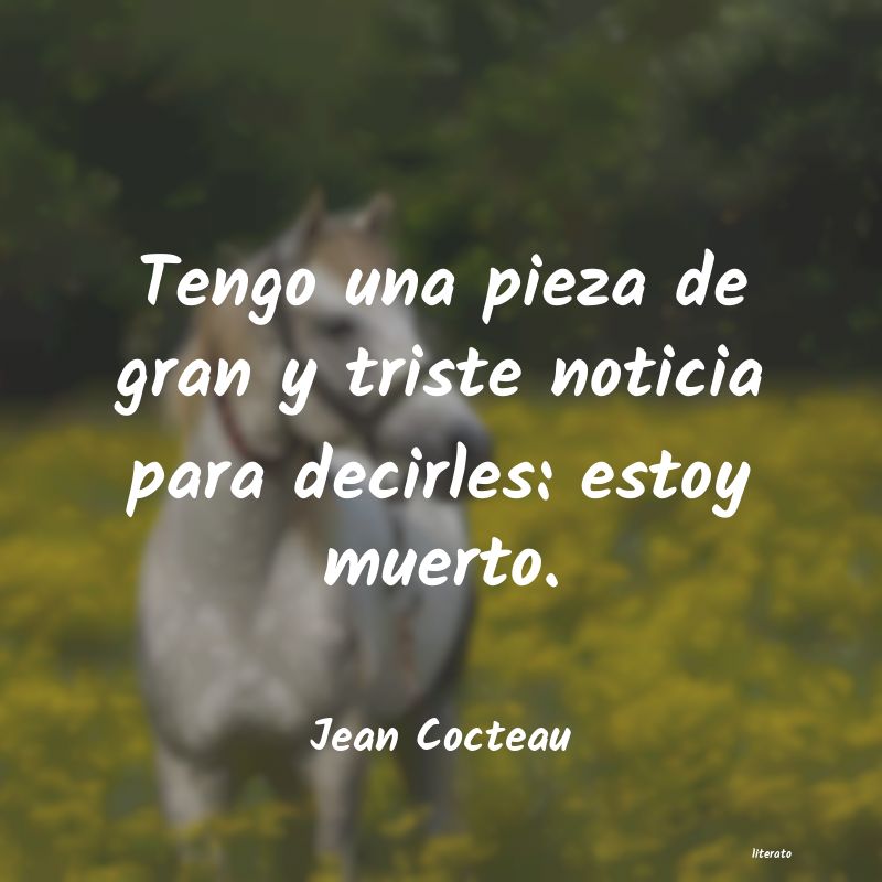 frases de Jean Cocteau