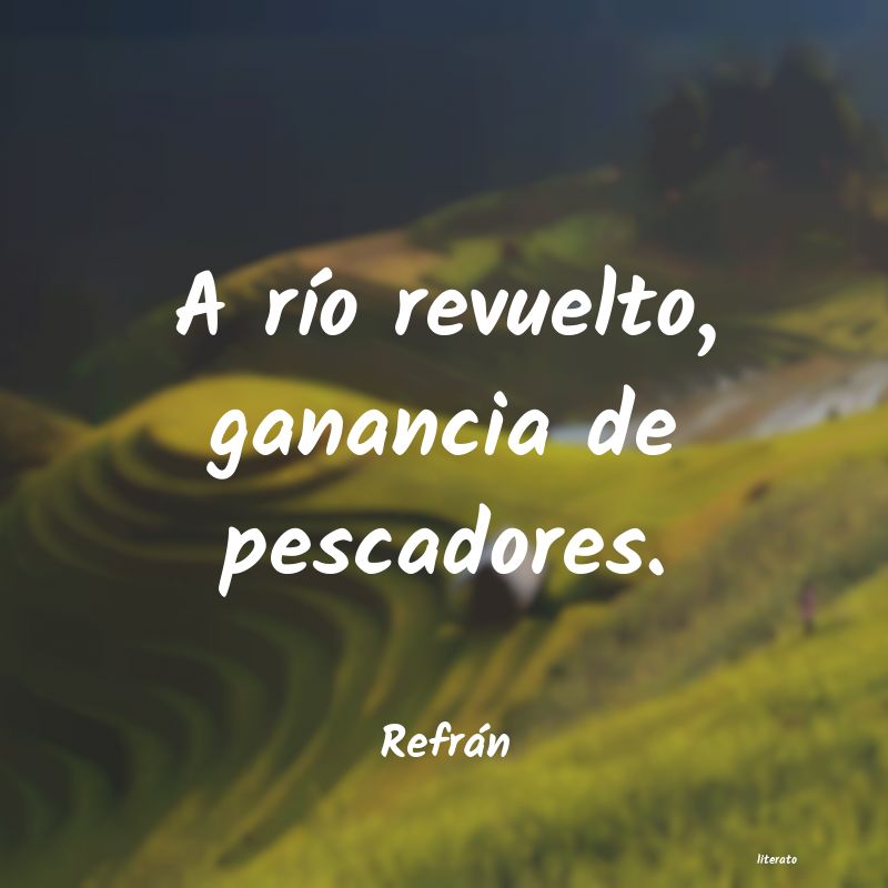 Frases de Refrán