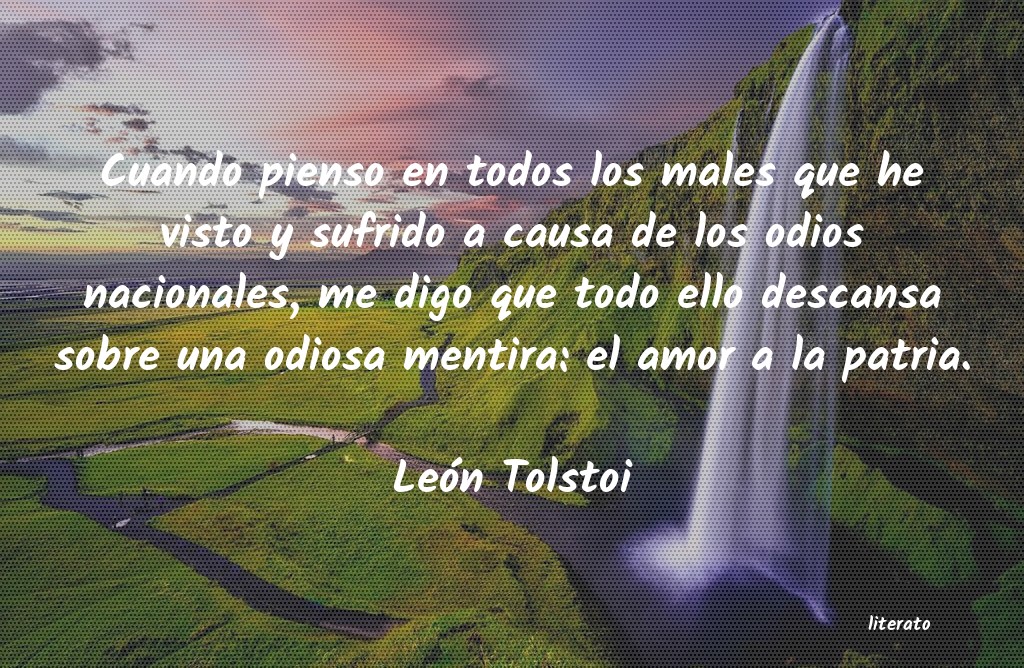 frases de León Tolstoi