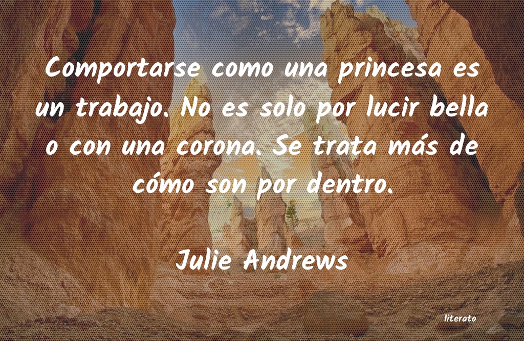 Frases de Julie Andrews