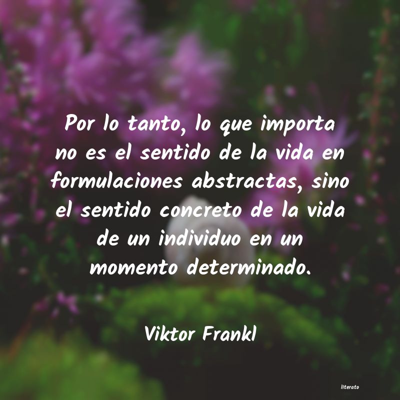 frases de Viktor Frankl