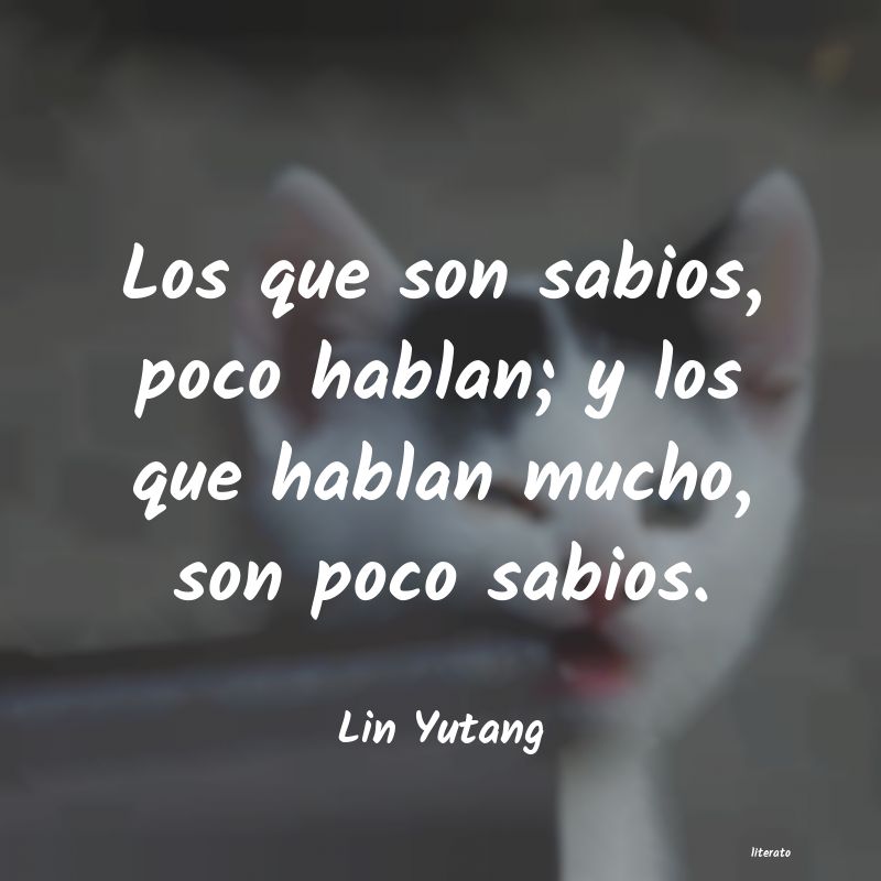 frases de Lin Yutang