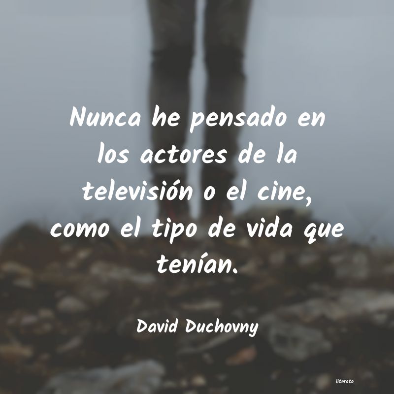 frases de David Duchovny