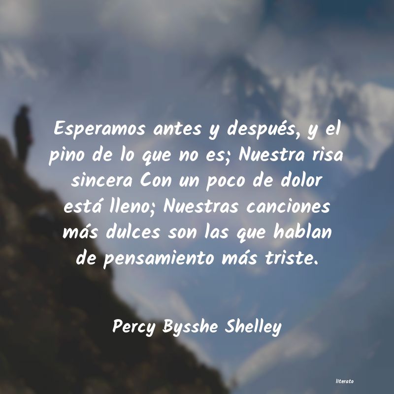 Frases de Percy Bysshe Shelley